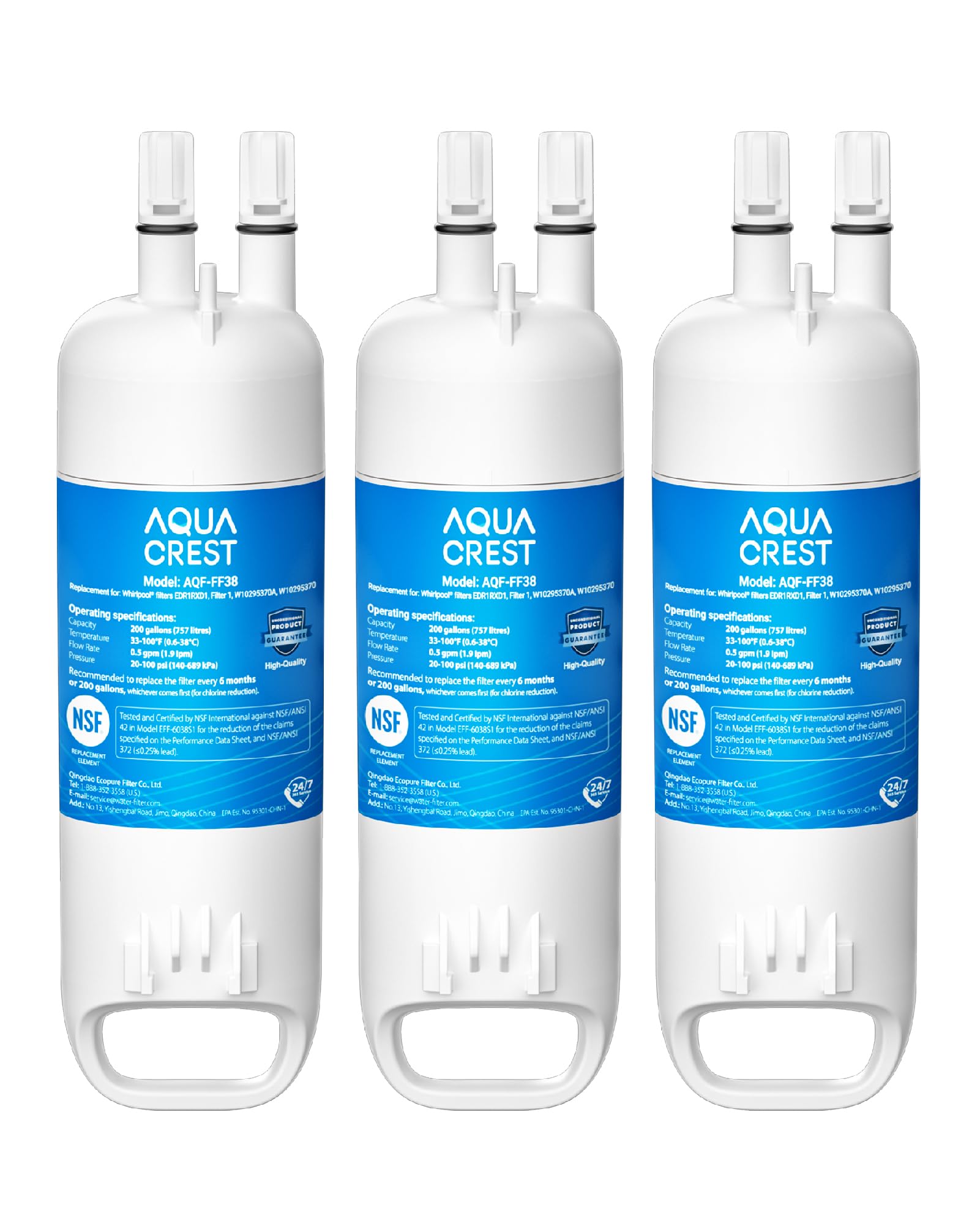 Amazon.com: AQUA CREST EDR1RXD1 Replacement for W10295370A